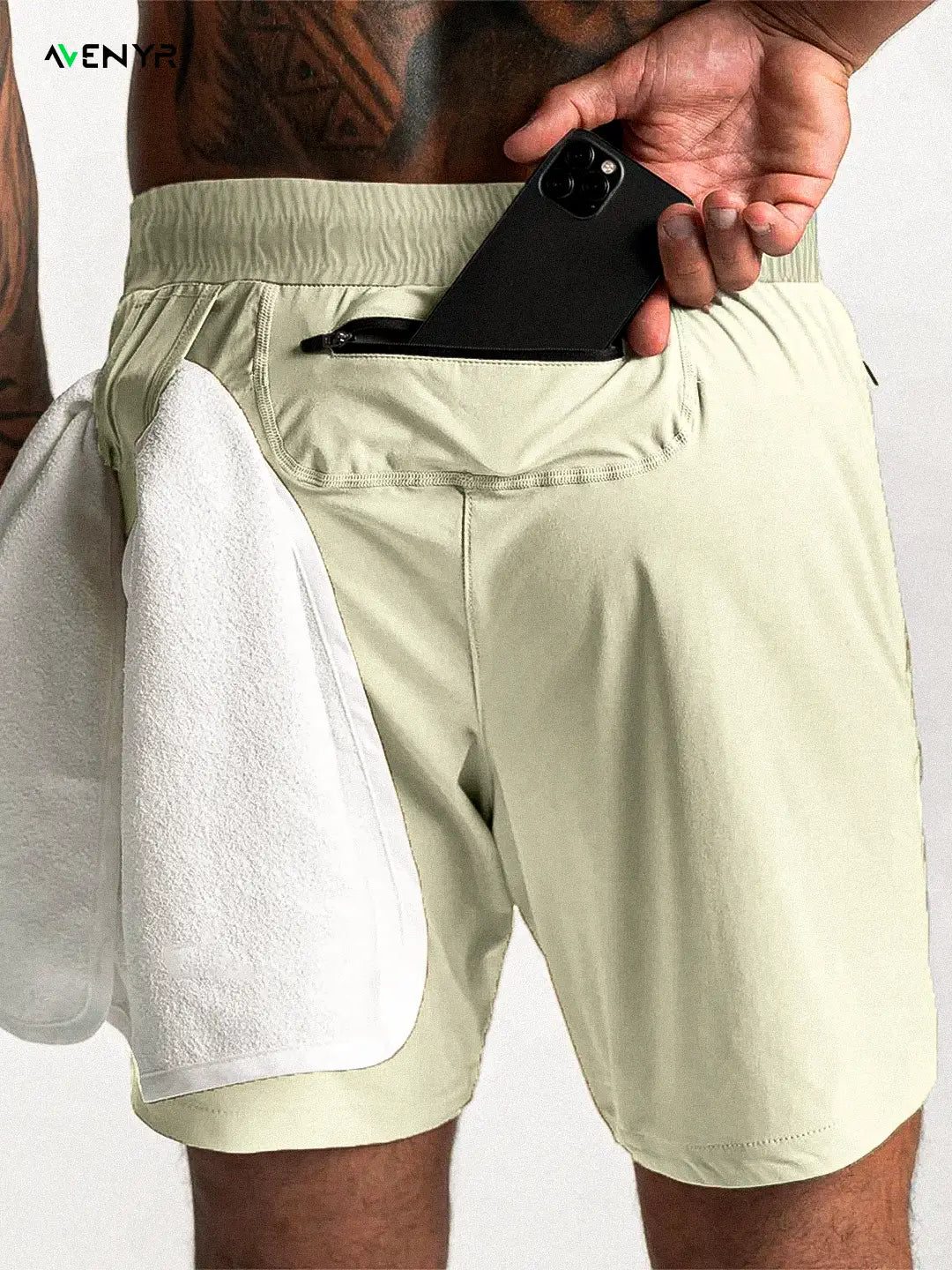 Short com bolso de ziper - SecureRun